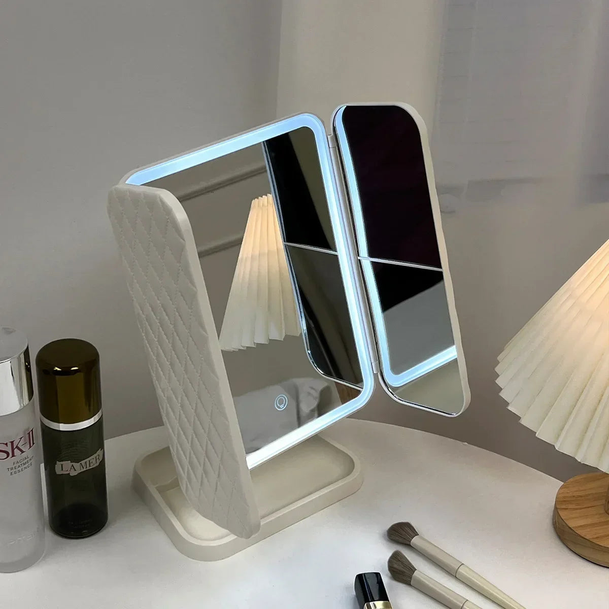 Monviex® Trend LED Makyaj Aynası (3 Kanatlı)